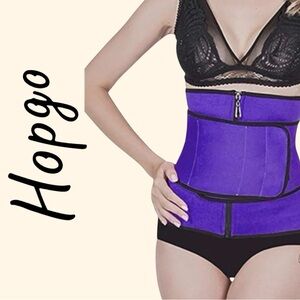 Purple and Black Waist Trainer Shapewear Size Small